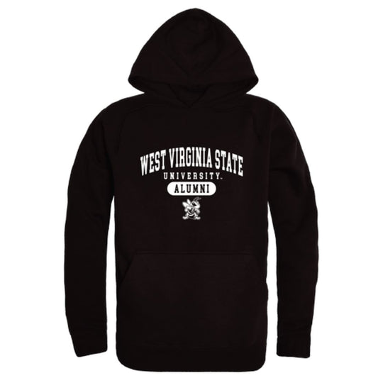WVSU West Virginia State University Yellow Jackets Alumni Fleece Hoodie Sweatshirts Black-Campus-Wardrobe