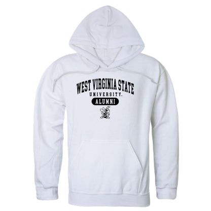 WVSU West Virginia State University Yellow Jackets Alumni Fleece Hoodie Sweatshirts Black-Campus-Wardrobe