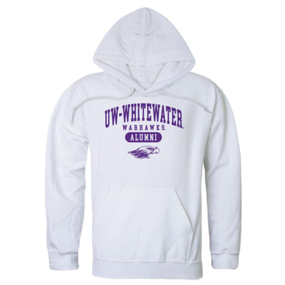 UWW University of Wisconsin Whitewater Warhawks Alumni Fleece Hoodie Sweatshirts Heather Charcoal-Campus-Wardrobe