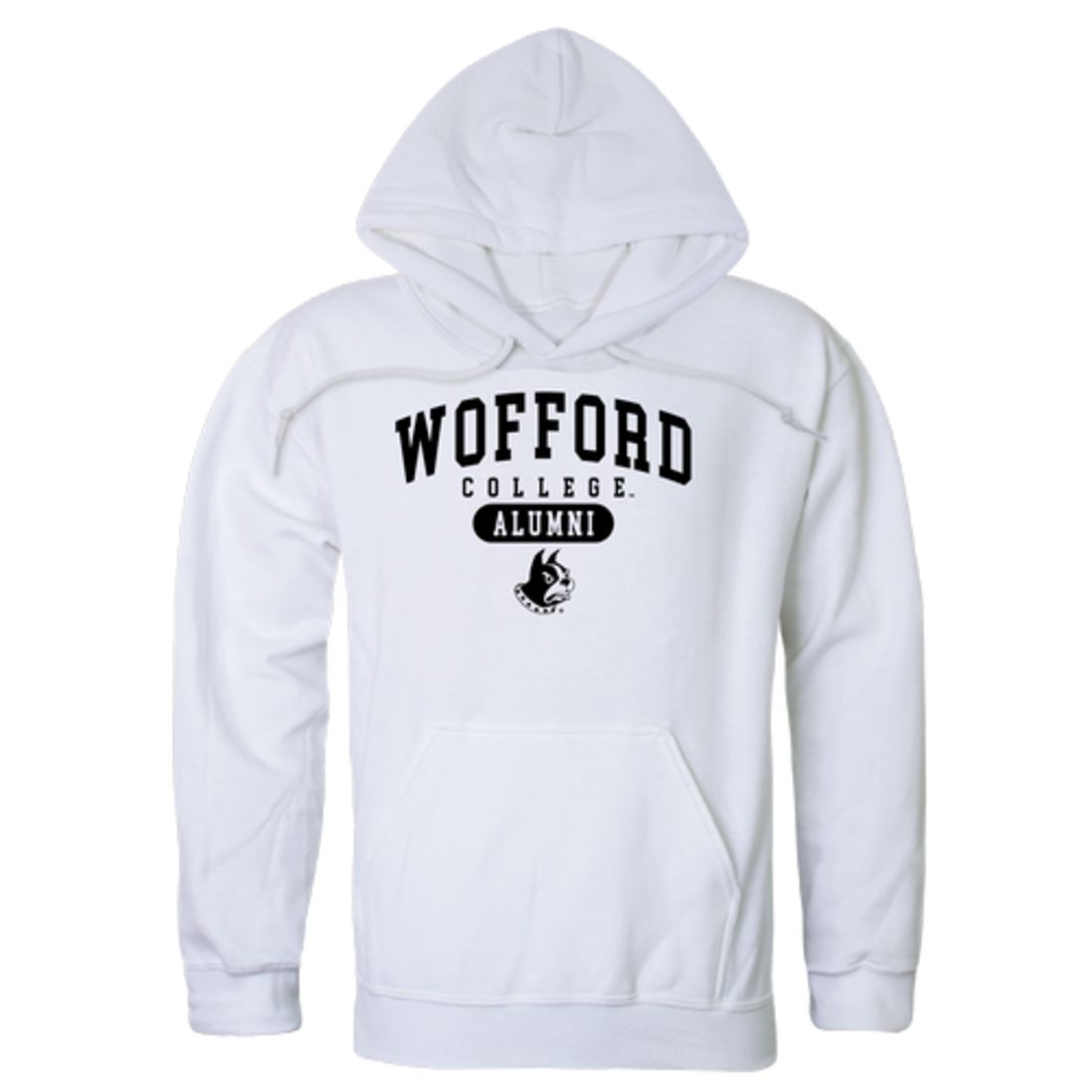 Wofford College Terriers Alumni Fleece Hoodie Sweatshirts Black-Campus-Wardrobe
