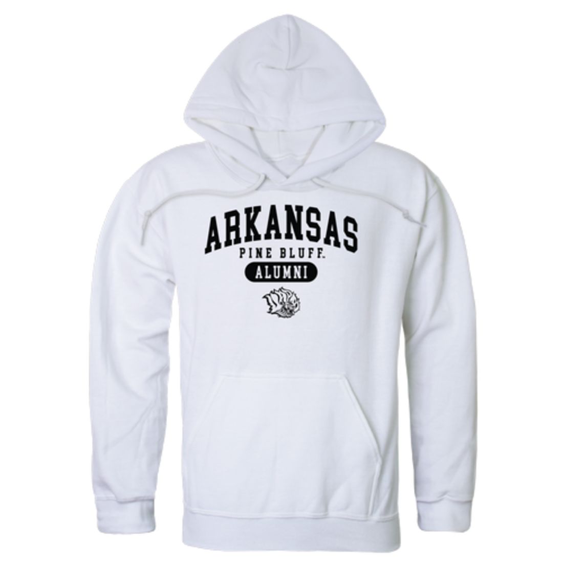 UAPB University of Arkansas Pine Bluff Golden Lions Alumni Fleece Hoodie Sweatshirts Black-Campus-Wardrobe