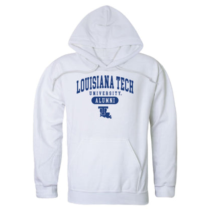 Louisiana Tech University Bulldogs Alumni Fleece Hoodie Sweatshirts Heather Grey-Campus-Wardrobe