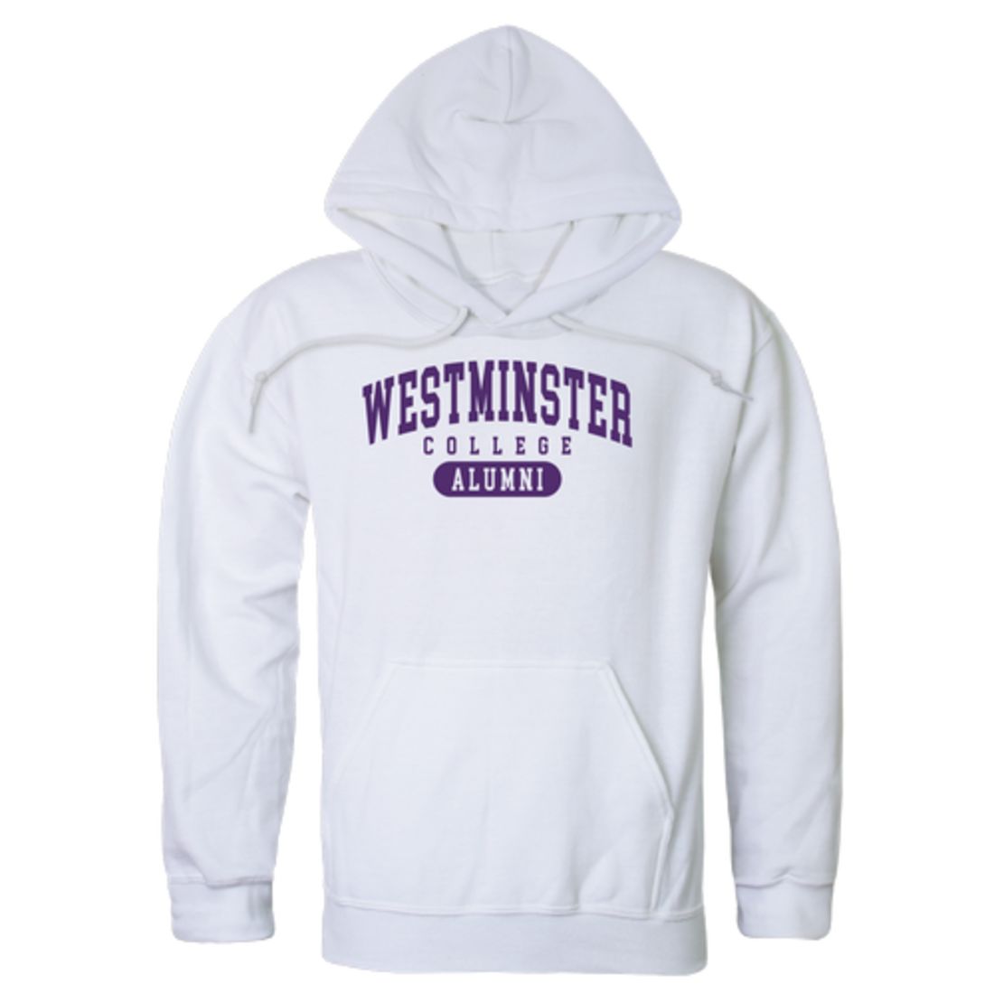 Westminster College Griffins Alumni Fleece Hoodie Sweatshirts Heather Charcoal-Campus-Wardrobe