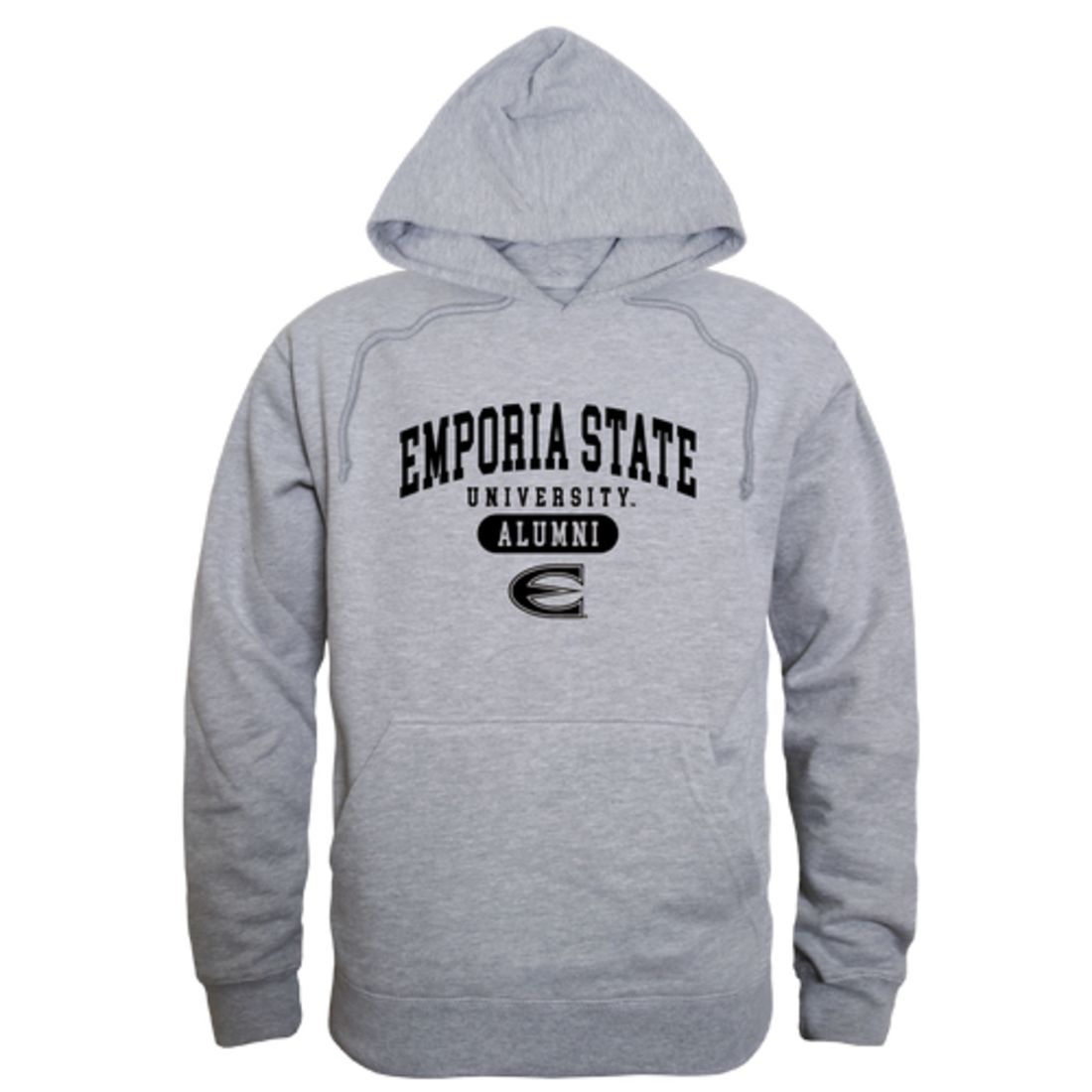 Emporia State University Hornets Alumni Fleece Hoodie Sweatshirts Black-Campus-Wardrobe