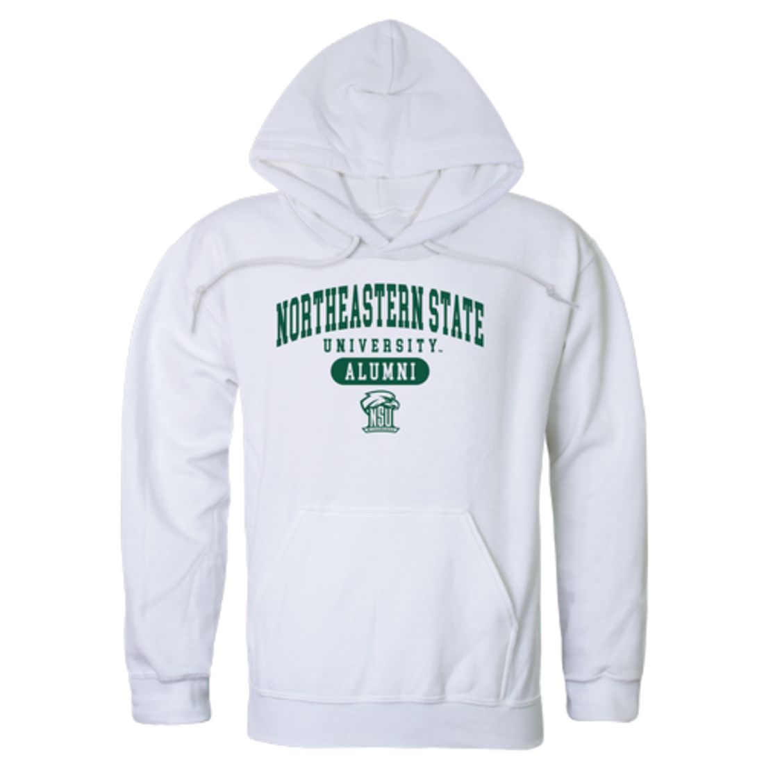 NSU Northeastern State University RiverHawks Alumni Fleece Hoodie Sweatshirts Forest-Campus-Wardrobe