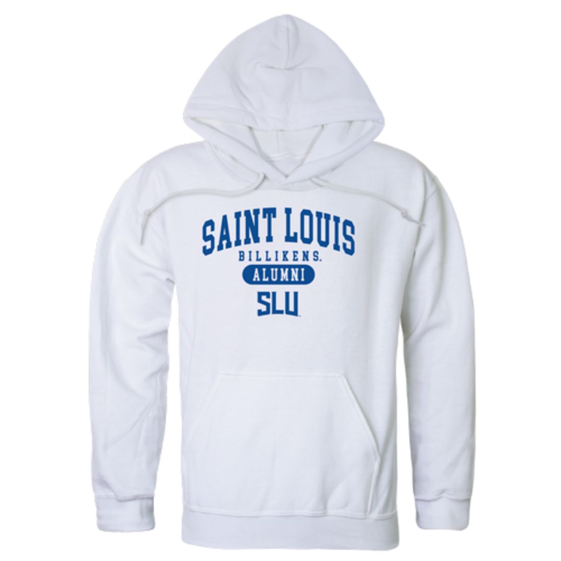 SLU Saint Louis University Billikens Alumni Fleece Hoodie Sweatshirts Heather Grey-Campus-Wardrobe