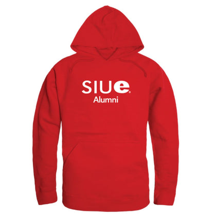 SIUE Southern Illinois University Edwardsville Cougars Alumni Fleece Hoodie Sweatshirts Heather Grey-Campus-Wardrobe