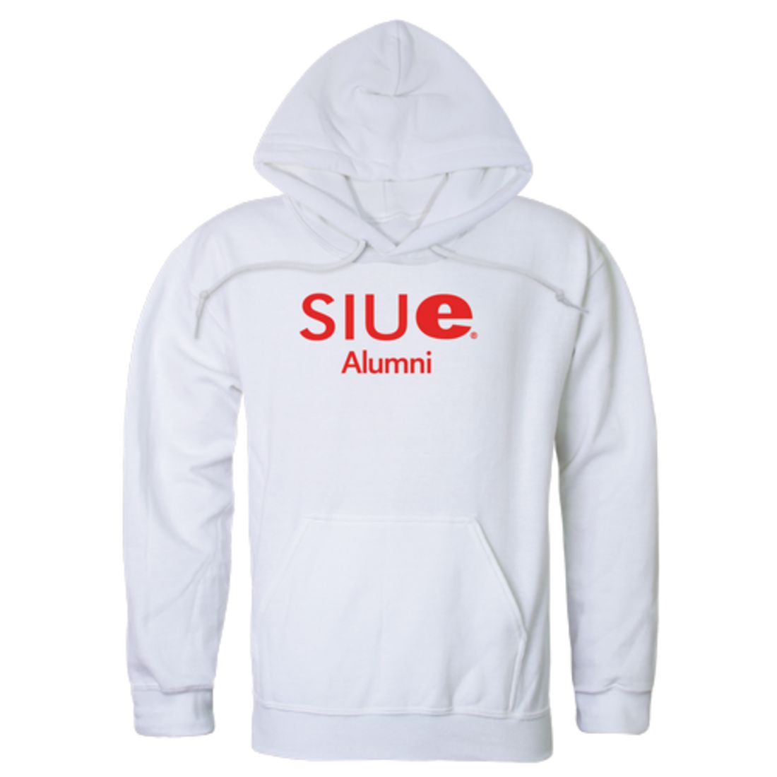 SIUE Southern Illinois University Edwardsville Cougars Alumni Fleece Hoodie Sweatshirts Heather Grey-Campus-Wardrobe