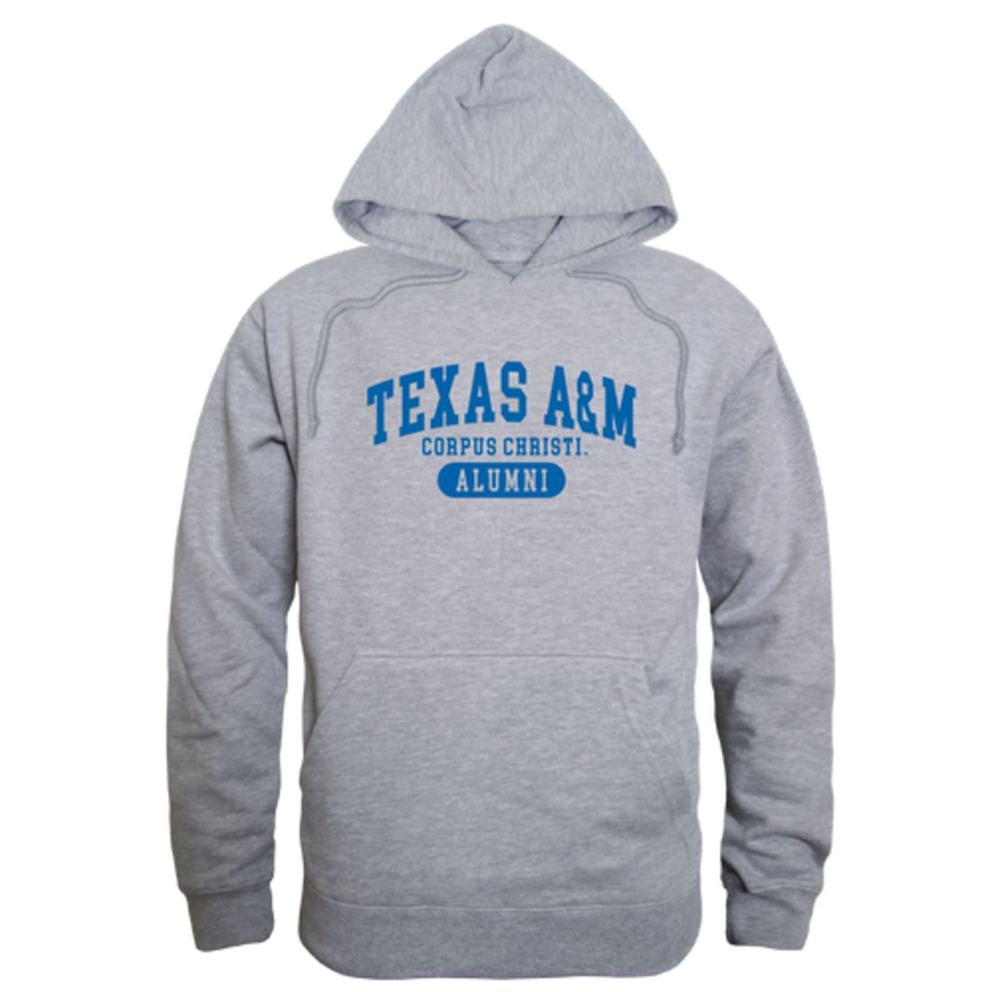 TAMUCC Texas A&M University Corpus Christi Islanders Alumni Fleece Hoodie Sweatshirts Heather Grey-Campus-Wardrobe