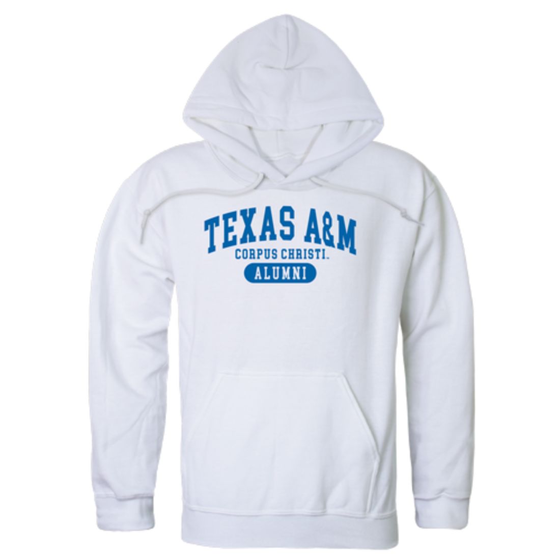 TAMUCC Texas A&M University Corpus Christi Islanders Alumni Fleece Hoodie Sweatshirts Heather Grey-Campus-Wardrobe