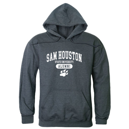 Sam Houston State University Bearkat Alumni Fleece Hoodie Sweatshirts Heather Charcoal-Campus-Wardrobe