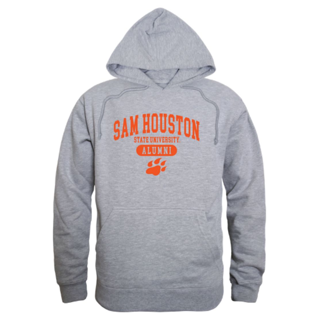 Sam Houston State University Bearkat Alumni Fleece Hoodie Sweatshirts Heather Charcoal-Campus-Wardrobe