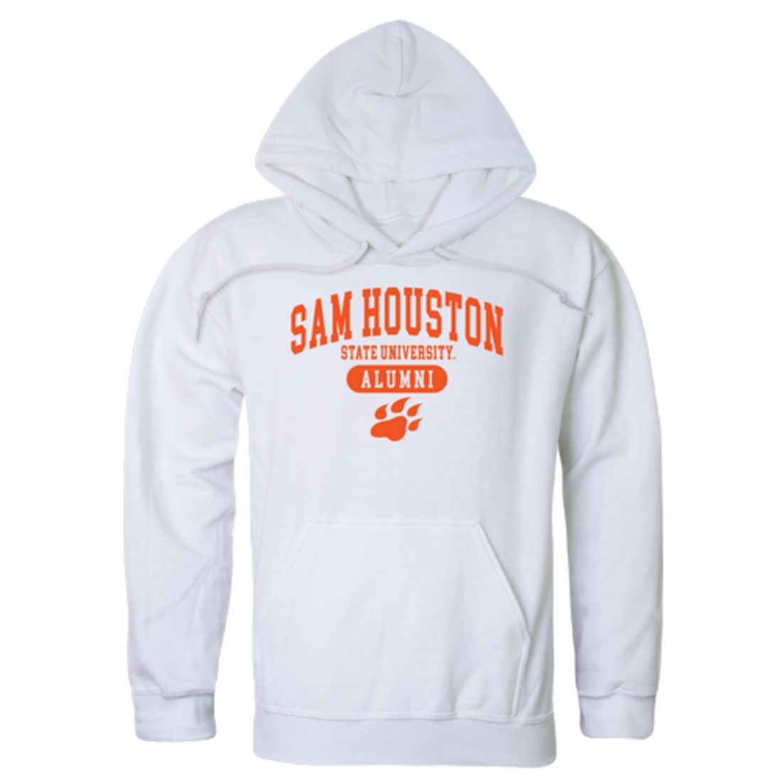 Sam Houston State University Bearkat Alumni Fleece Hoodie Sweatshirts Heather Charcoal-Campus-Wardrobe