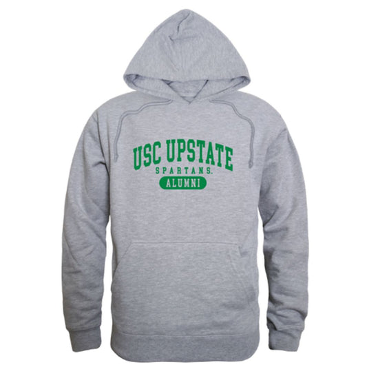 Mouseover Image, USC University of South Carolina Upstate Spartans Alumni Fleece Hoodie Sweatshirts Heather Charcoal-Campus-Wardrobe