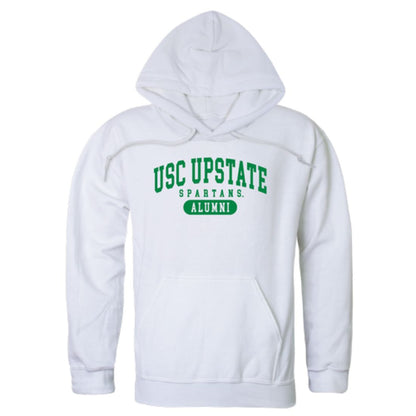USC University of South Carolina Upstate Spartans Alumni Fleece Hoodie Sweatshirts Heather Charcoal-Campus-Wardrobe