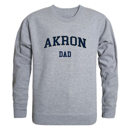 University of Akron Zips Dad Fleece Crewneck Pullover Sweatshirt