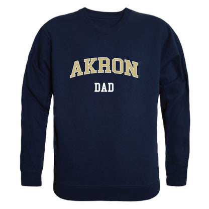 University of Akron Zips Dad Fleece Crewneck Pullover Sweatshirt