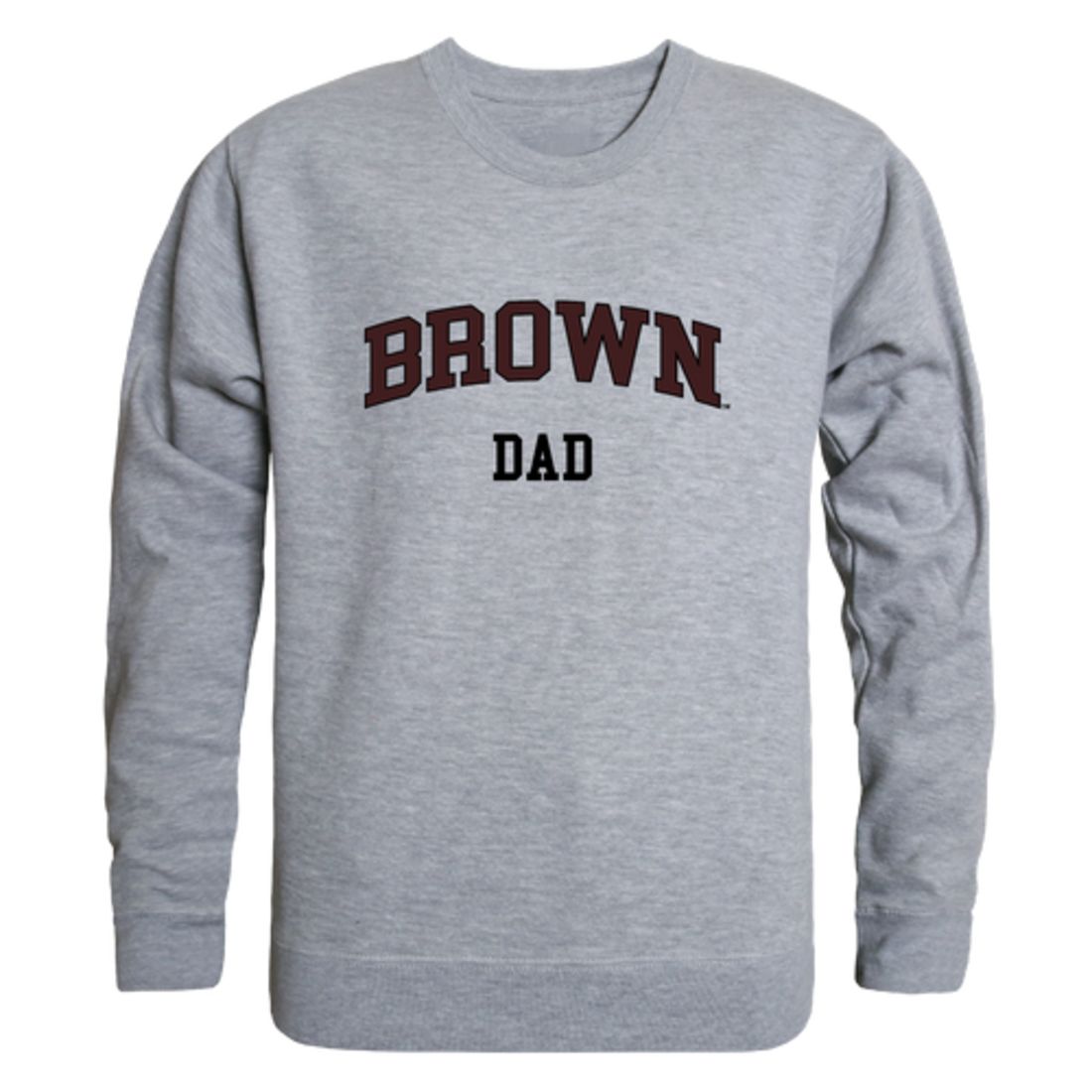 Brown University Bears Dad Fleece Crewneck Pullover Sweatshirt