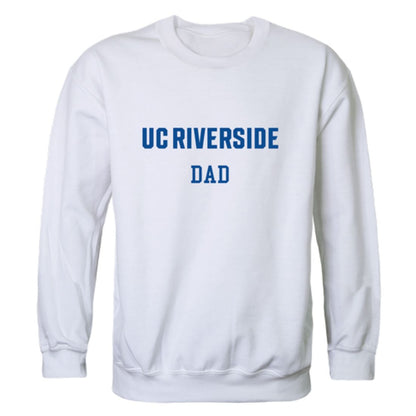 University of California UC Riverside The Highlanders Dad Fleece Crewneck Pullover Sweatshirt Heather Grey-Campus-Wardrobe