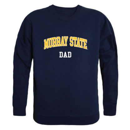 MSU Murray State University Racers Dad Fleece Crewneck Pullover Sweatshirt Heather Grey-Campus-Wardrobe