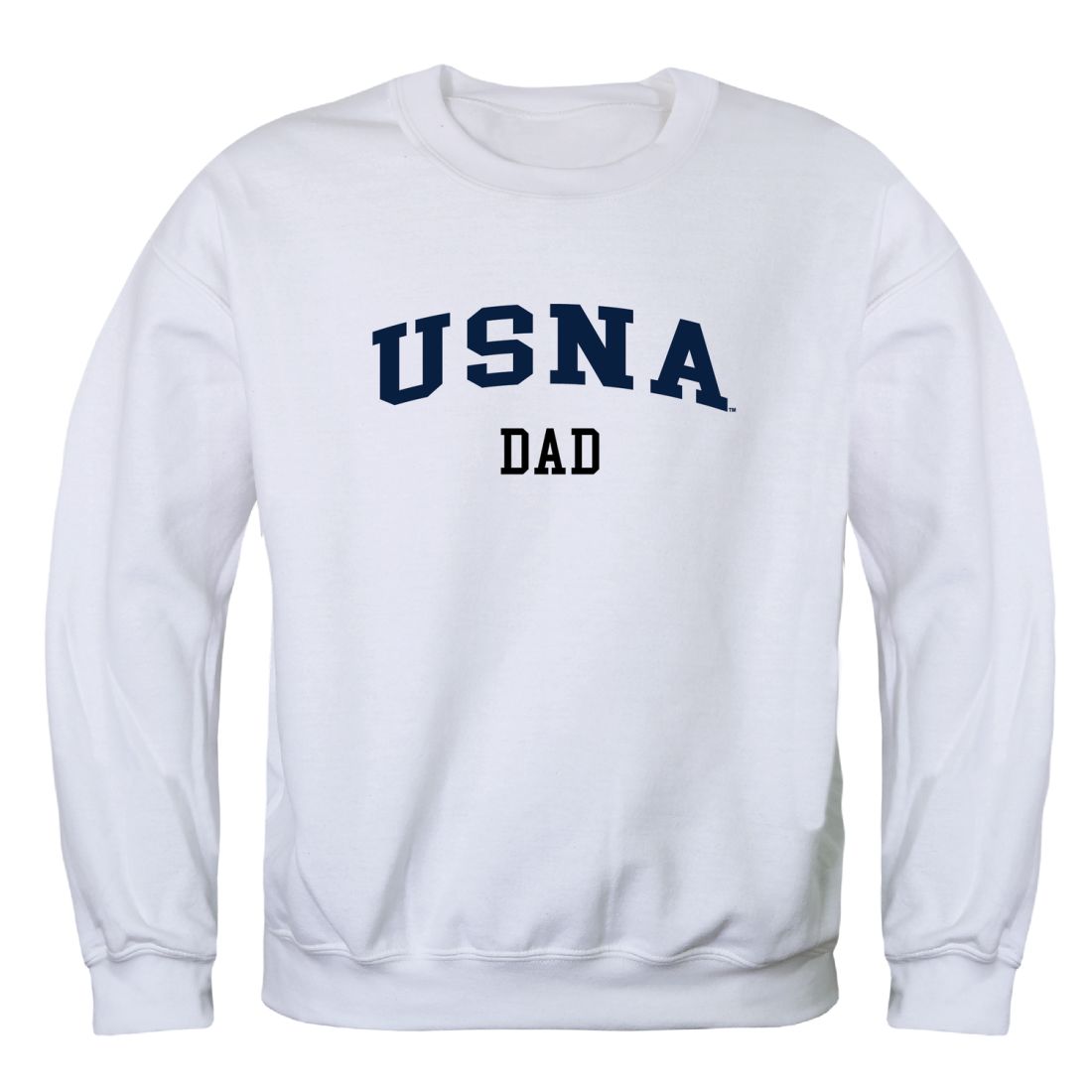 United States Naval Academy Midshipmen Dad Fleece Crewneck Pullover Sweatshirt