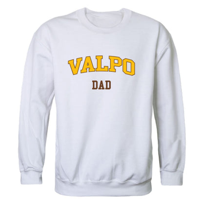 Valparaiso University Crusaders Dad Fleece Crewneck Pullover Sweatshirt Heather Charcoal-Campus-Wardrobe