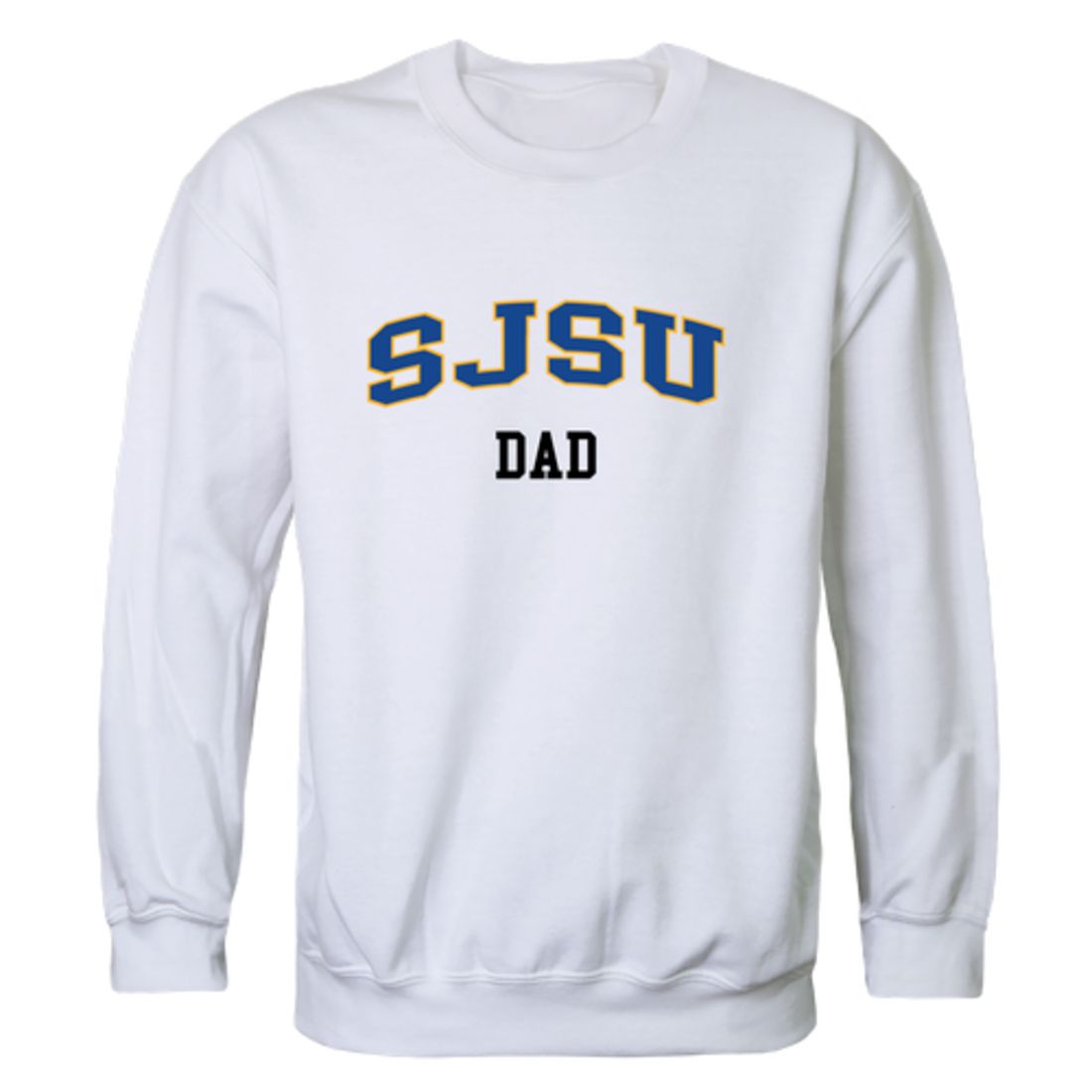 SJSU San Jose State University Spartans Dad Fleece Crewneck Pullover Sweatshirt