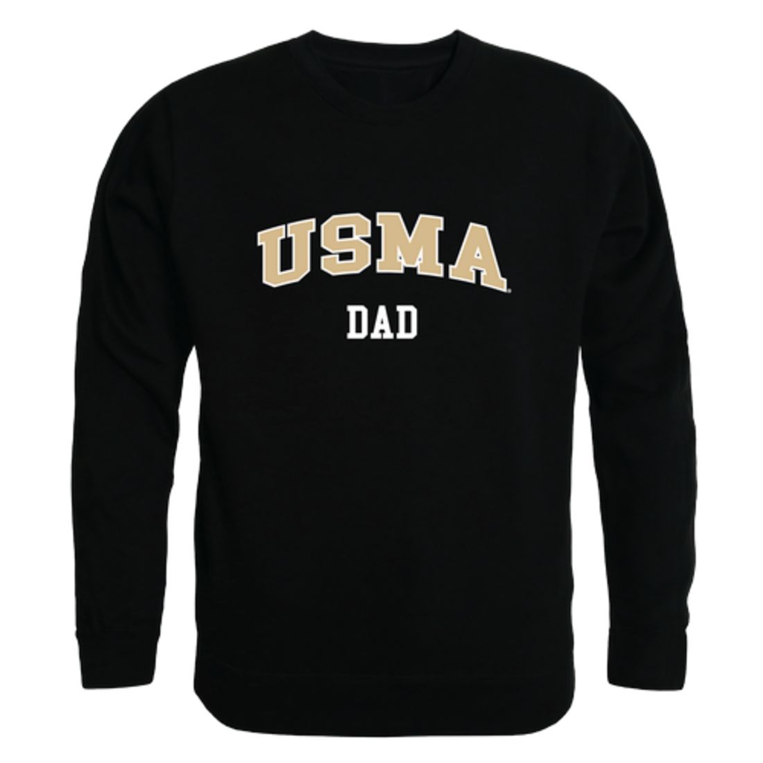 USMA United States Military Academy Black Nights Dad Fleece Crewneck Pullover Sweatshirt