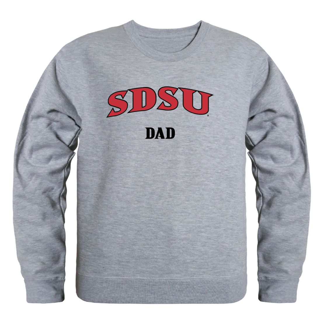 SDSU San Diego State University Aztecs Dad Fleece Crewneck Pullover Sweatshirt