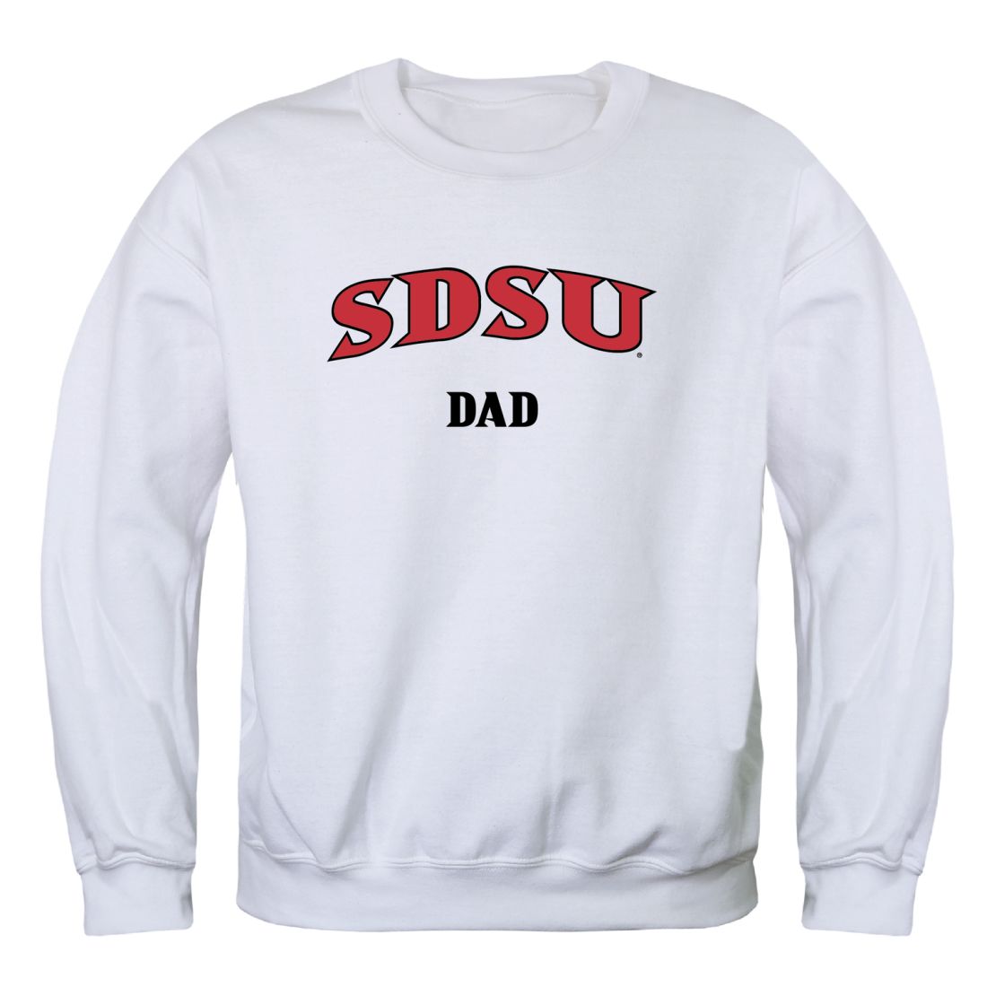 SDSU San Diego State University Aztecs Dad Fleece Crewneck Pullover Sweatshirt