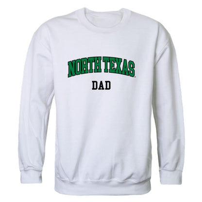 University of North Texas Mean Green Dad Fleece Crewneck Pullover Sweatshirt