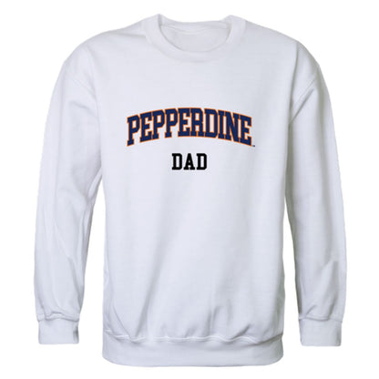 Pepperdine University Waves Dad Fleece Crewneck Pullover Sweatshirt