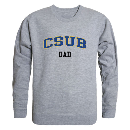 California State University Bakersfield Roadrunners Dad Fleece Crewneck Pullover Sweatshirt