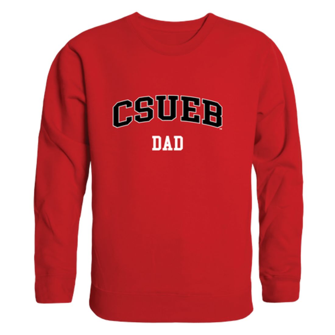 California State University East Bay Pioneers Dad Fleece Crewneck Pullover Sweatshirt