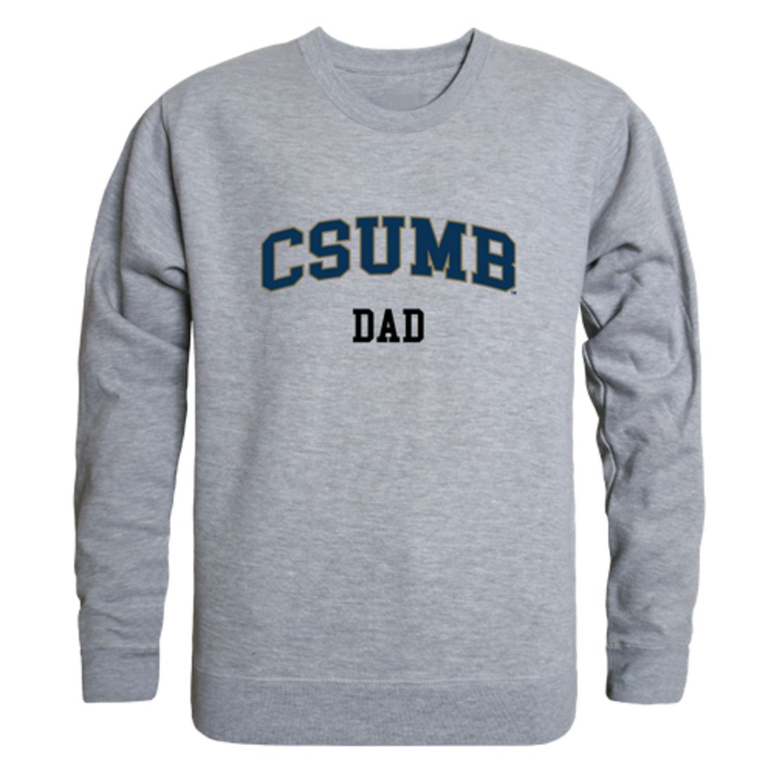 Cal State University Monterey Bay Otters Dad Fleece Crewneck Pullover Sweatshirt