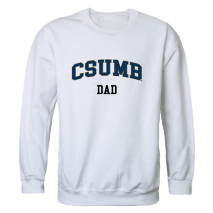 Cal State University Monterey Bay Otters Dad Fleece Crewneck Pullover Sweatshirt