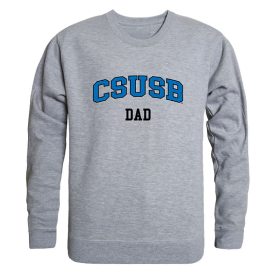 Cal State University San Bernardino Coyotes Dad Fleece Crewneck Pullover Sweatshirt