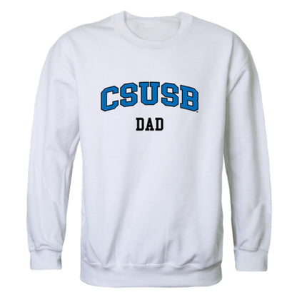 Cal State University San Bernardino Coyotes Dad Fleece Crewneck Pullover Sweatshirt