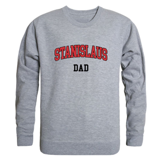 California State University Stanislaus Warriors Dad Fleece Crewneck Pullover Sweatshirt