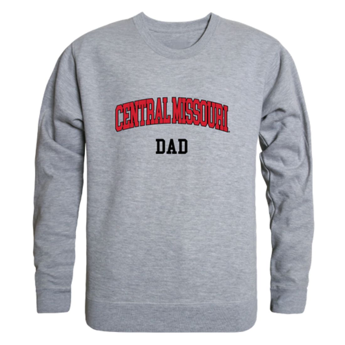 University of Central Missouri Mules Dad Fleece Crewneck Pullover Sweatshirt