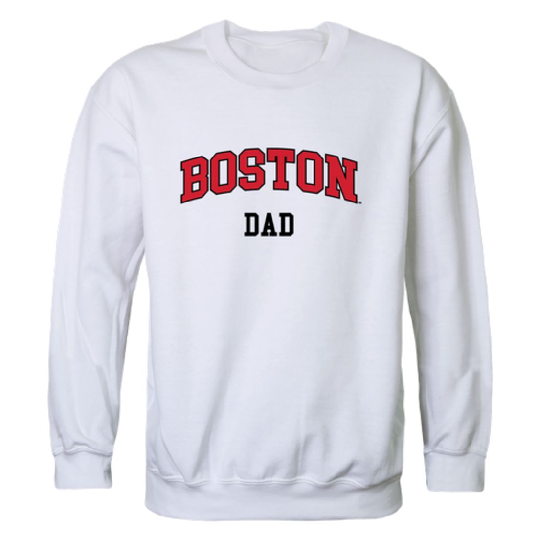 Boston University Terriers Dad Fleece Crewneck Pullover Sweatshirt