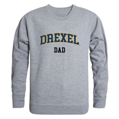 Drexel University Dragons Dad Fleece Crewneck Pullover Sweatshirt