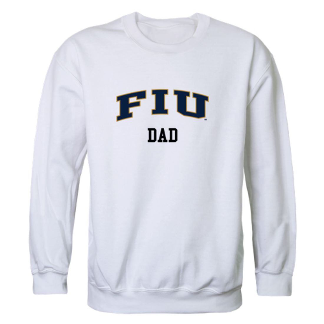 Florida International University Panthers Dad Fleece Crewneck Pullover Sweatshirt