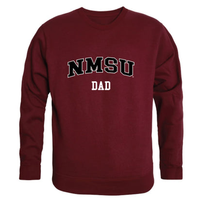 New Mexico State University Aggies Dad Fleece Crewneck Pullover Sweatshirt