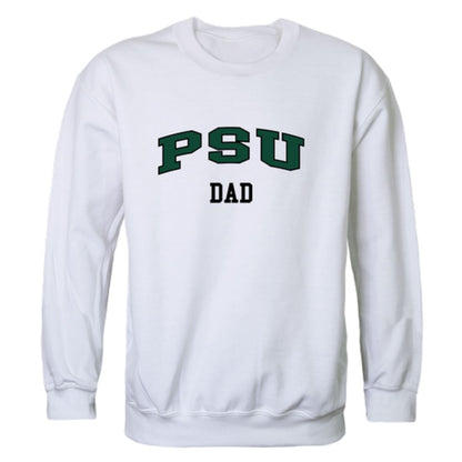 Portland State University Vikings Dad Fleece Crewneck Pullover Sweatshirt