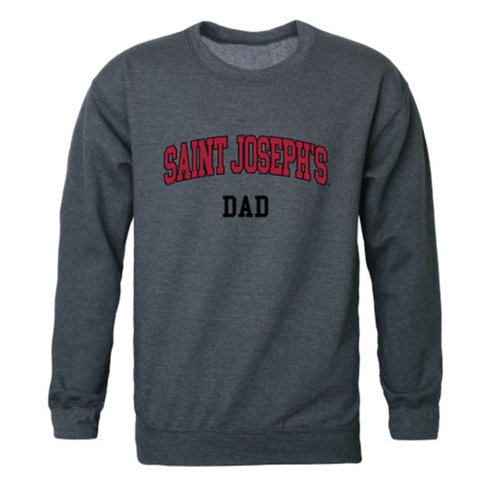 Saint Joseph's University Hawks Dad Fleece Crewneck Pullover Sweatshirt