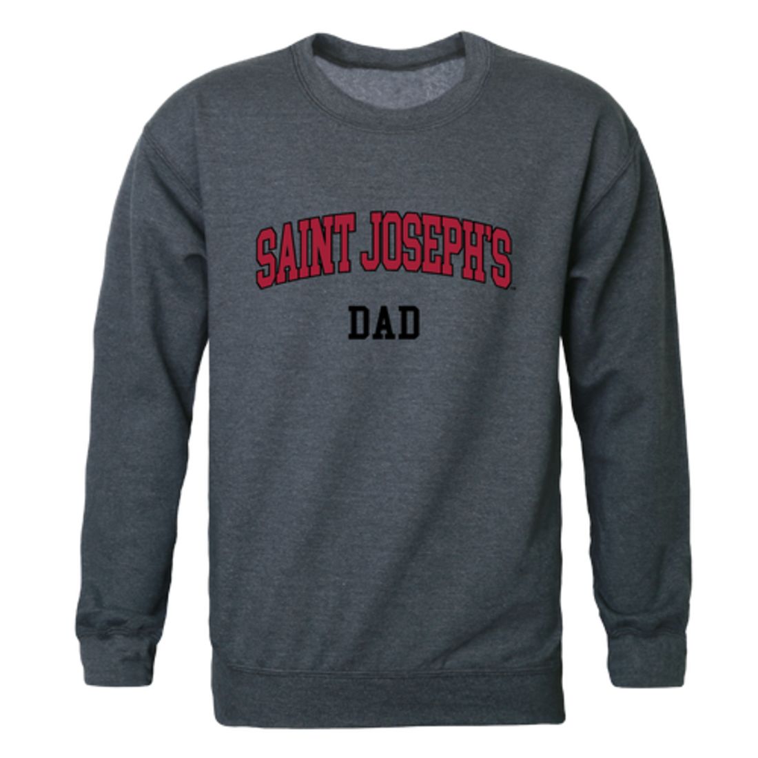 Saint Joseph's University Hawks Dad Fleece Crewneck Pullover Sweatshirt