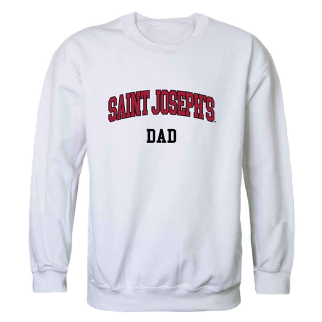 Saint Joseph's University Hawks Dad Fleece Crewneck Pullover Sweatshirt