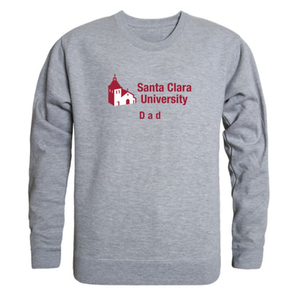 Santa Clara University Broncos Dad Fleece Crewneck Pullover Sweatshirt