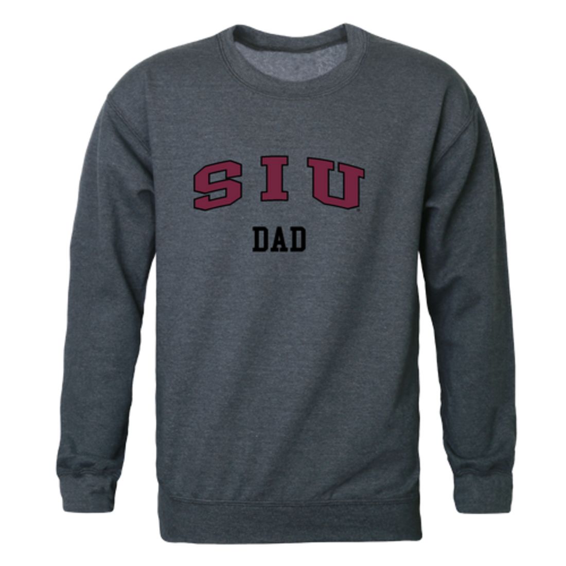 Southern Illinois University Salukis Dad Fleece Crewneck Pullover Sweatshirt